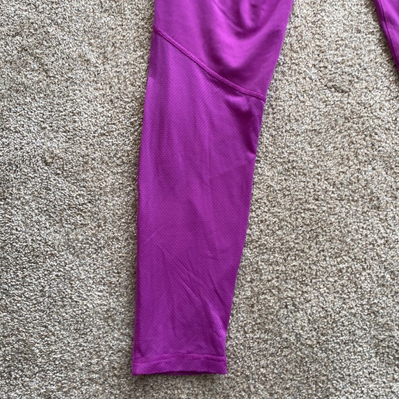 Adidas climalite purple capri leggings. Size M. - Picture 6 of 7